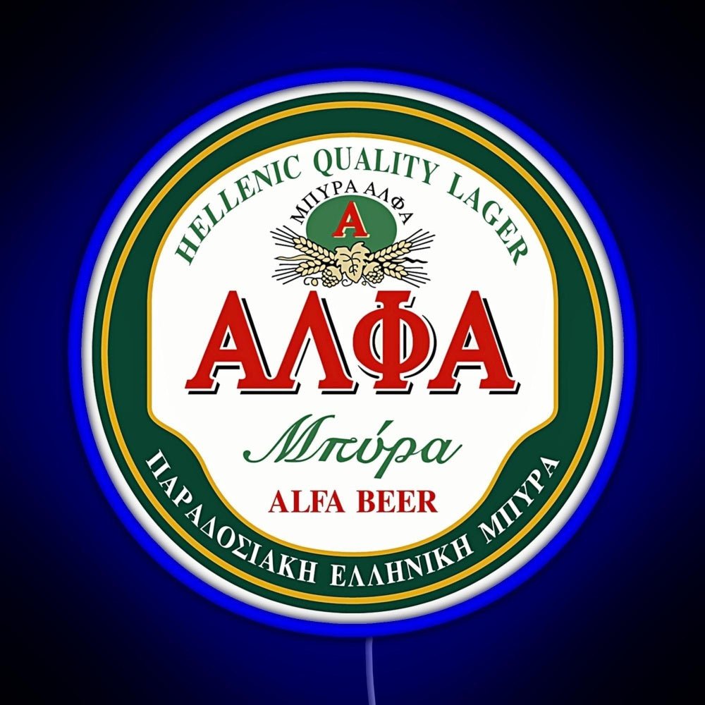 Alfa Beer Rgb Neon Sign - Shineneon