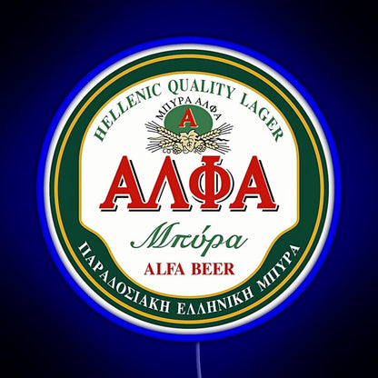 Alfa Beer Rgb Neon Sign - Shineneon