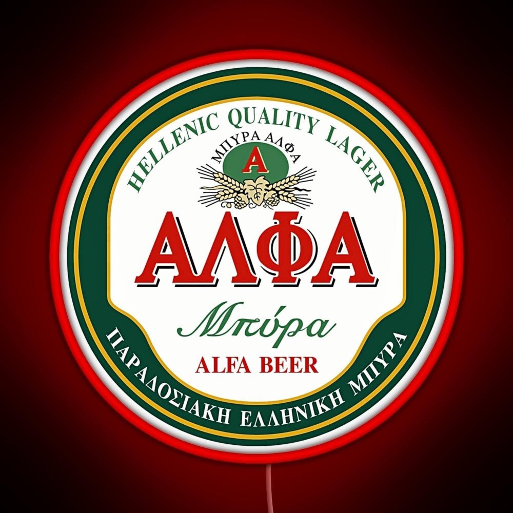 Alfa Beer Rgb Neon Sign - Shineneon