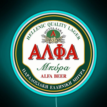 Alfa Beer Rgb Neon Sign - Shineneon