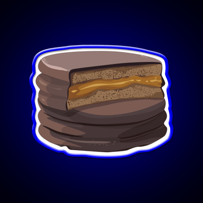 Alfajor Dulce De Leche Caramel Cookies Snack Food Led Neon Sign Rgb Color - Shineneon