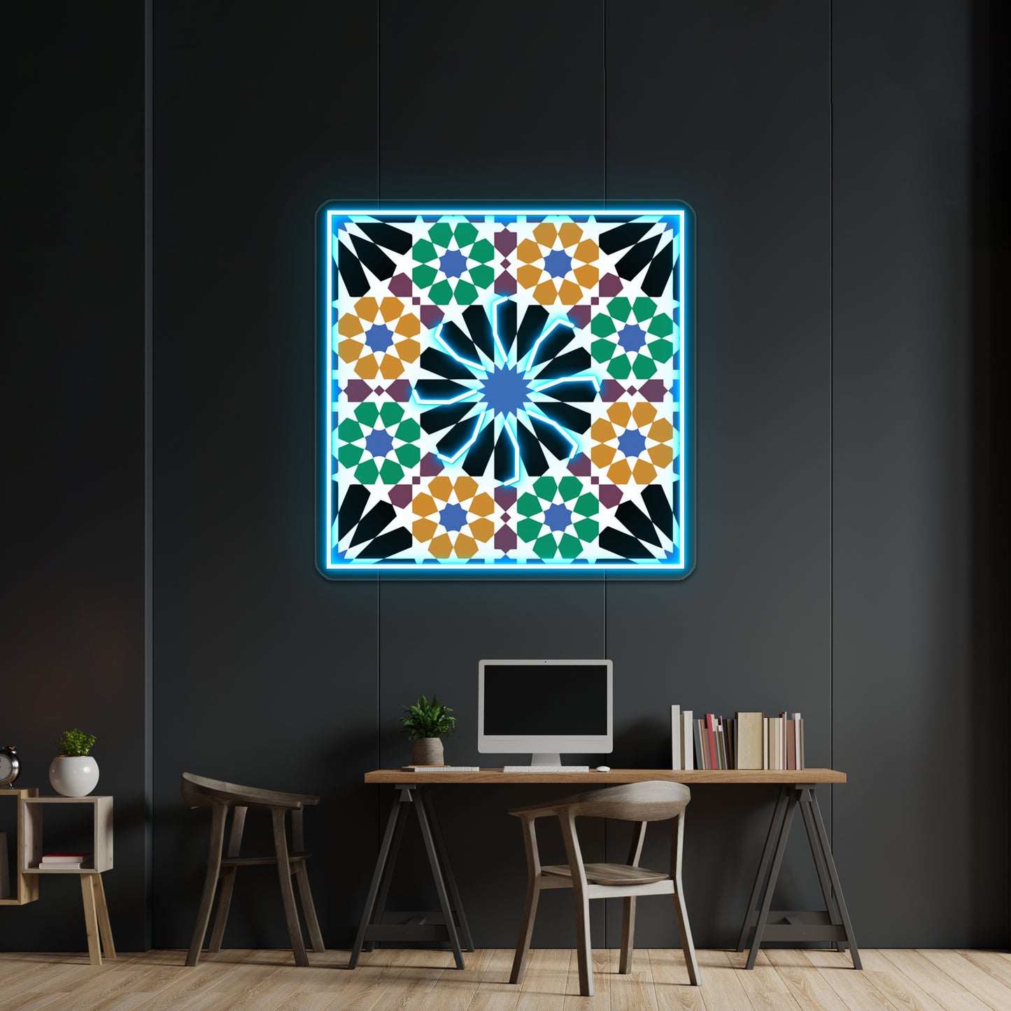 Alhambra Abstract Art Wall Artwork Neon Signs