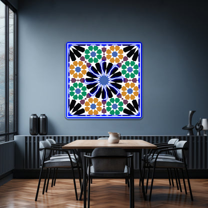 Alhambra Abstract Art Wall Artwork Neon Signs