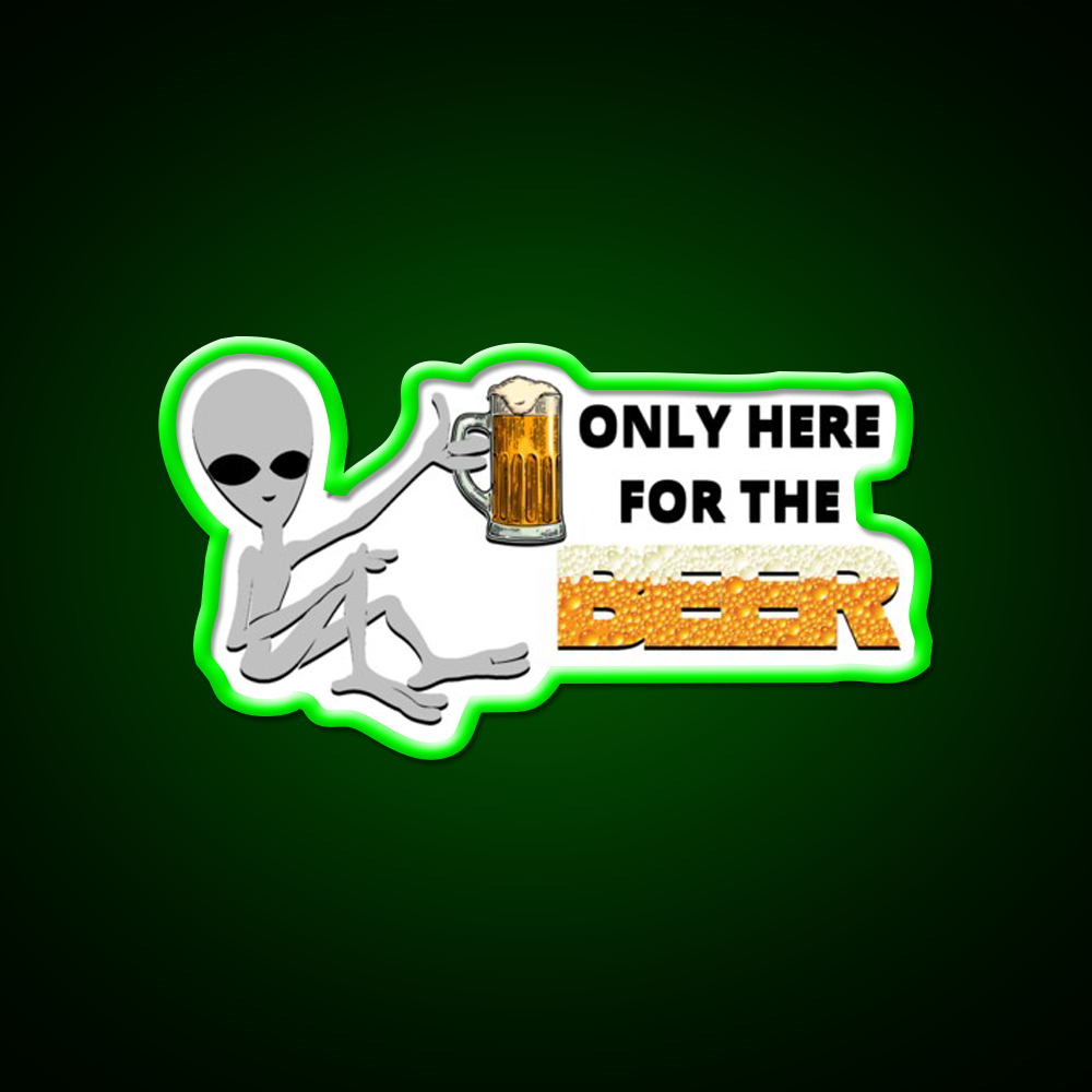 Alien Beer Bar Decor Led Neon Sign Rgb Color - LED neon sign view 8