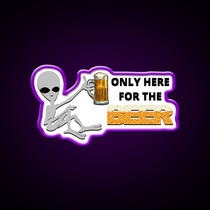 Alien Beer Bar Decor Led Neon Sign Rgb Color - LED neon sign view 9