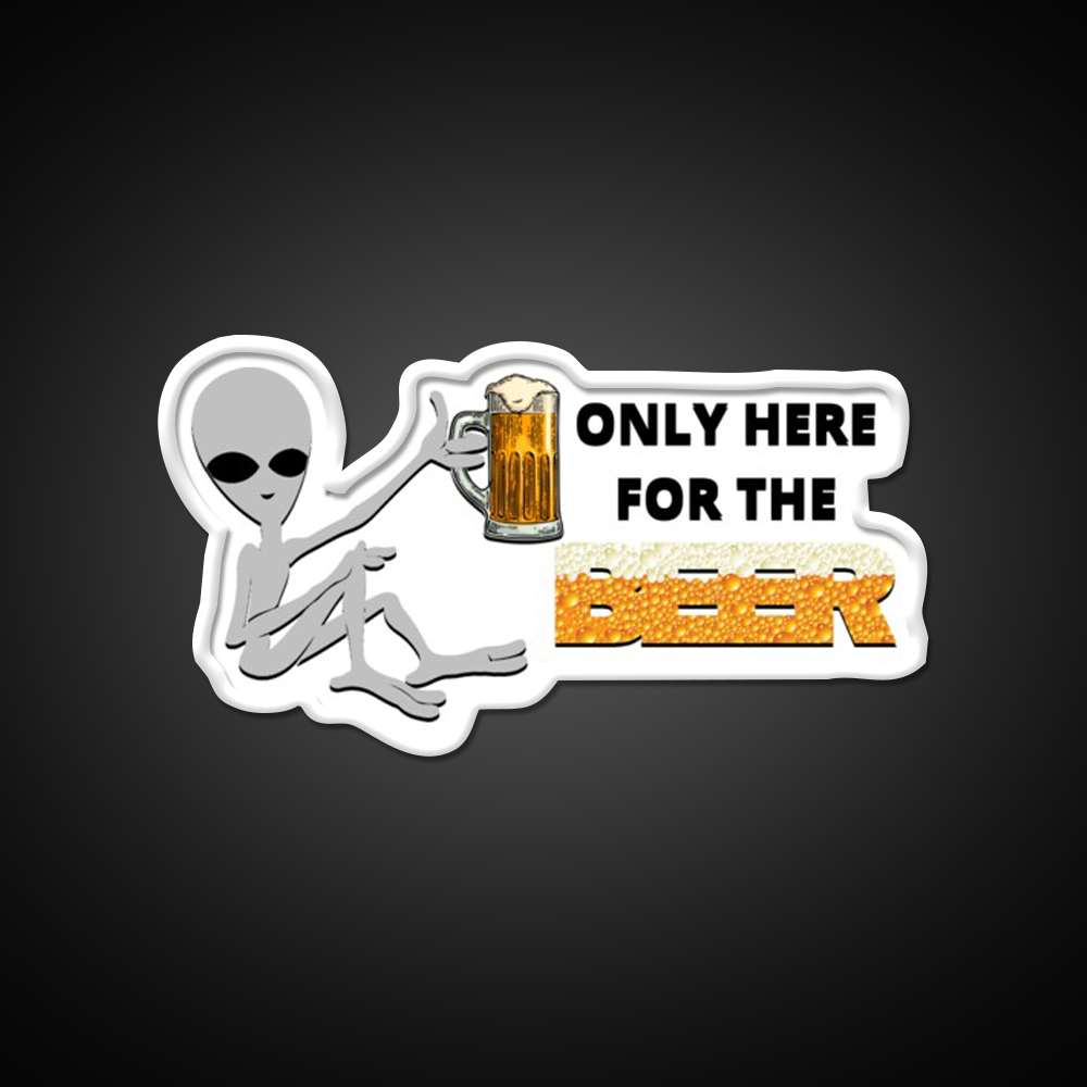 Alien Beer Bar Decor Led Neon Sign Rgb Color - LED neon sign view 11