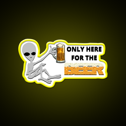 Alien Beer Bar Decor Led Neon Sign Rgb Color - LED neon sign view 7