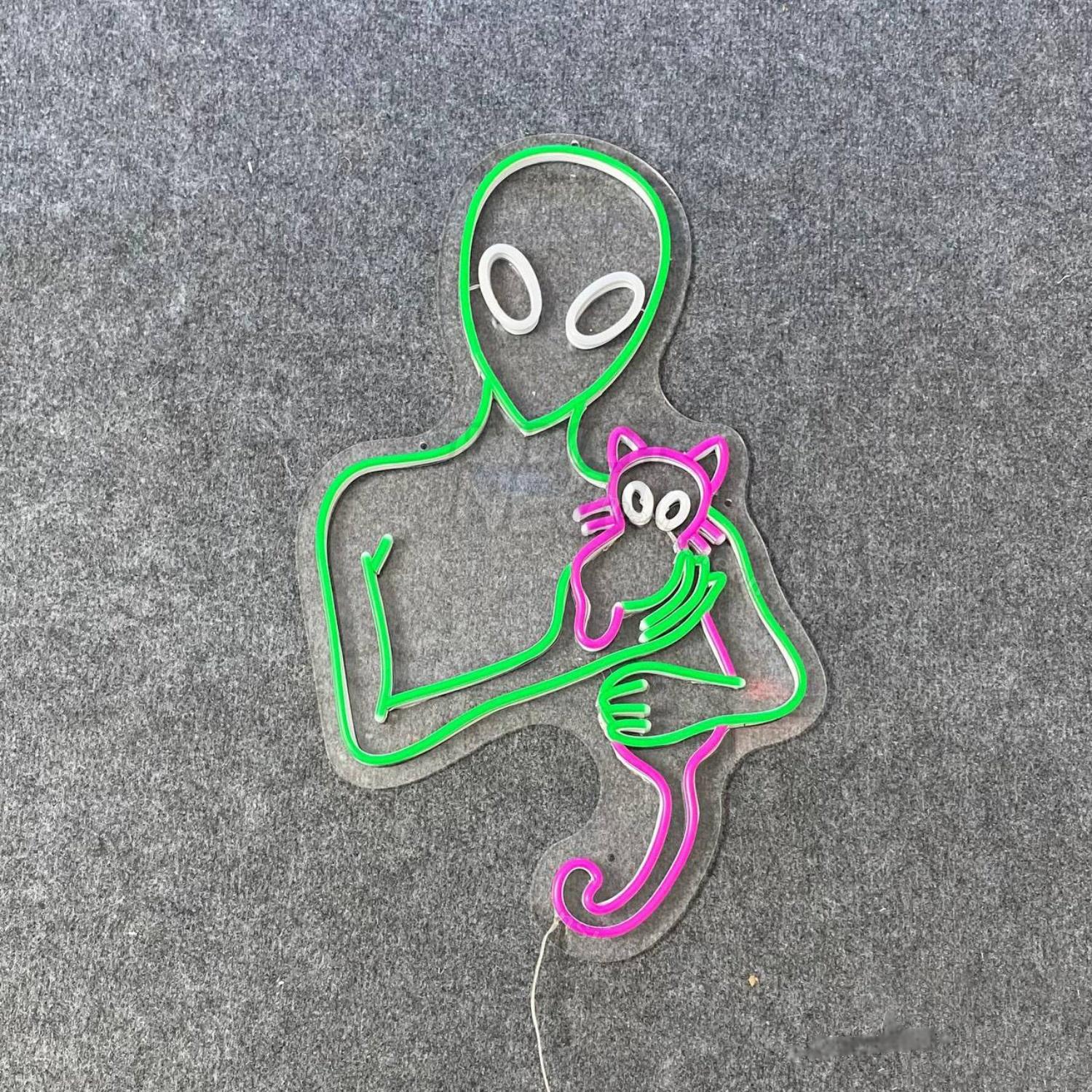Alien Cat Led Neon Sign Room Decor | Shineneon