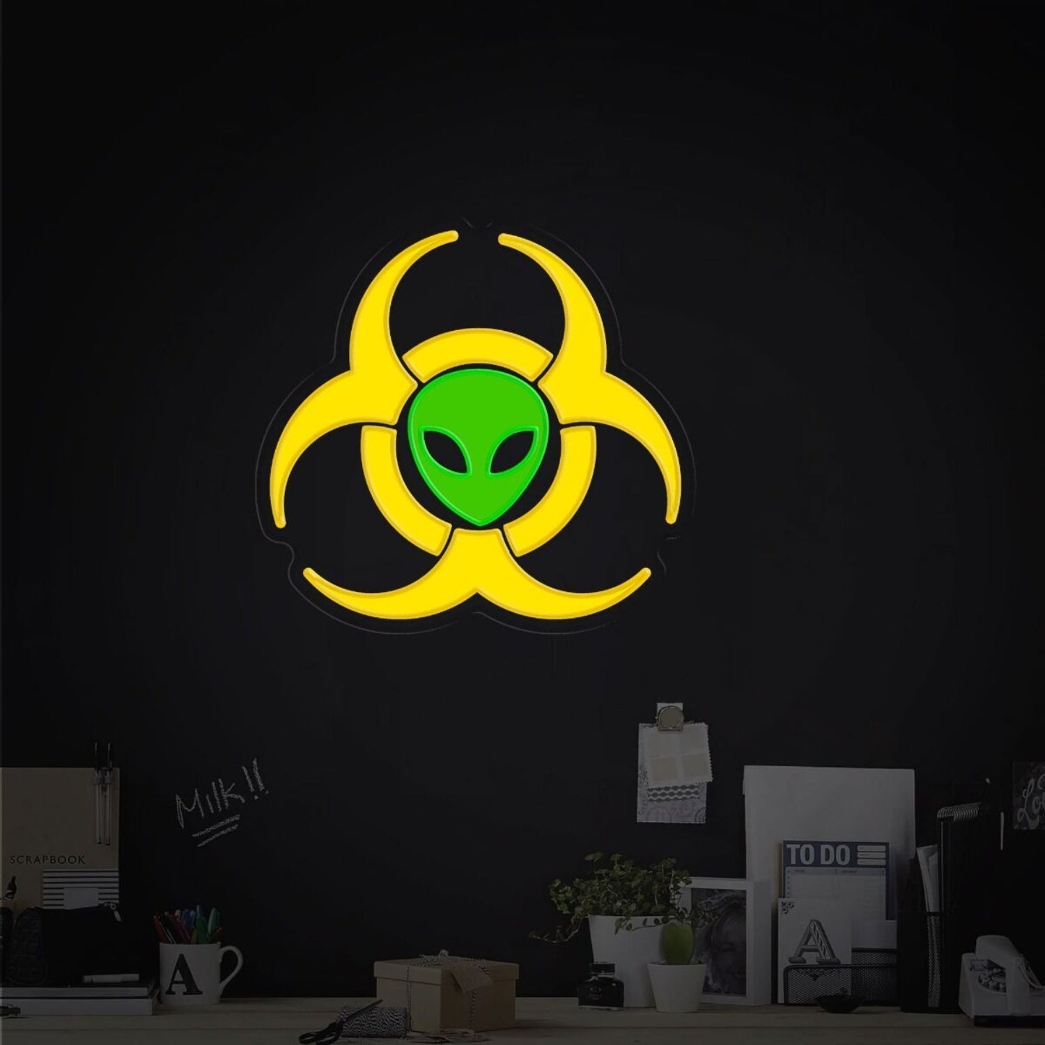Alien Led Neon Sign Home Decbars And Sci - Fi Parties - Shineneon