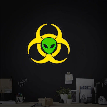Alien Led Neon Sign Home Decbars And Sci - Fi Parties - Shineneon