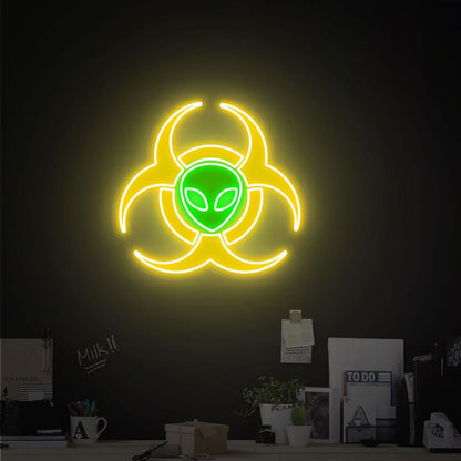 Alien Led Neon Sign Home Decbars And Sci - Fi Parties - Shineneon