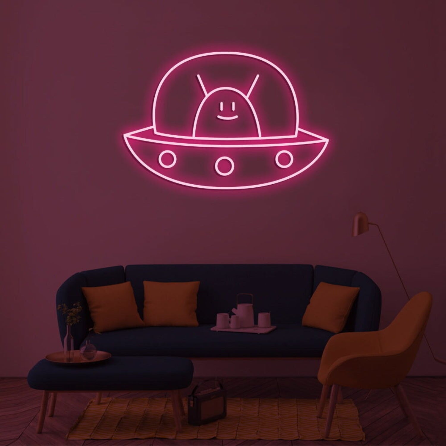 Alien Spaceship Led Neon Sign | Shineneon