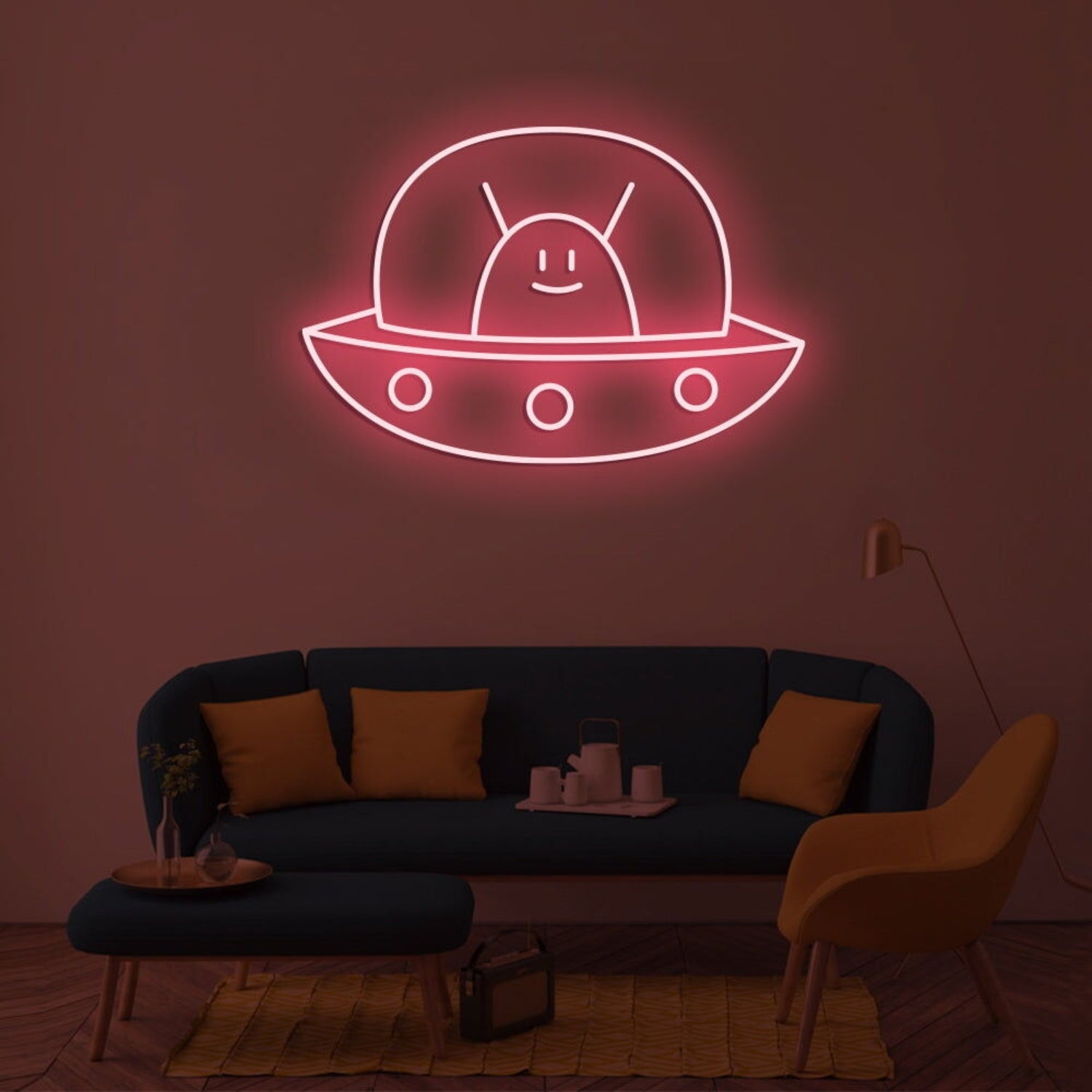 Alien Spaceship Led Neon Sign | Shineneon