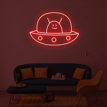 Alien Spaceship Led Neon Sign | Shineneon