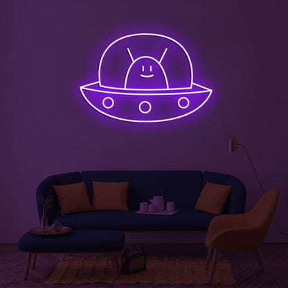 Alien Spaceship Led Neon Sign | Shineneon