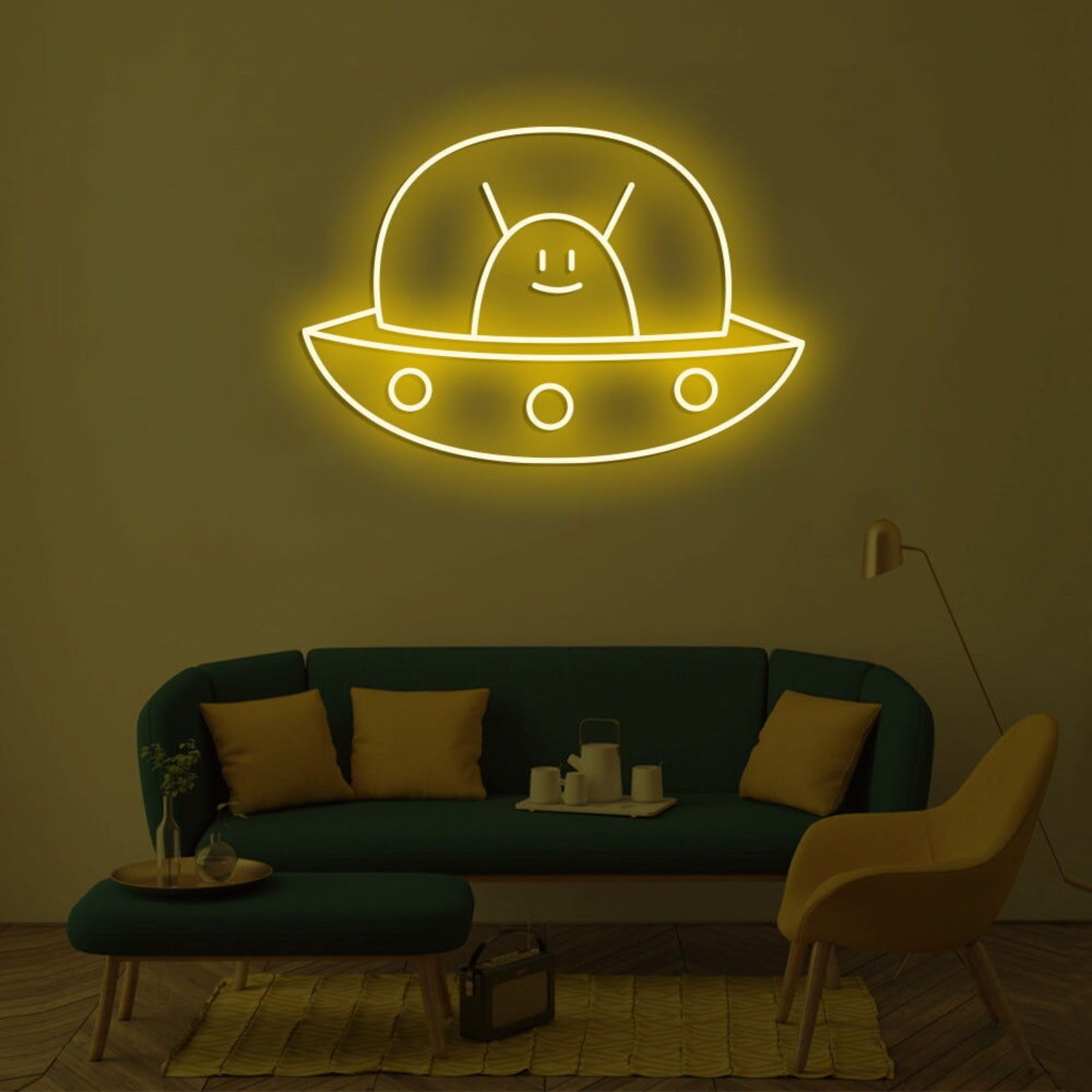 Alien Spaceship Led Neon Sign | Shineneon