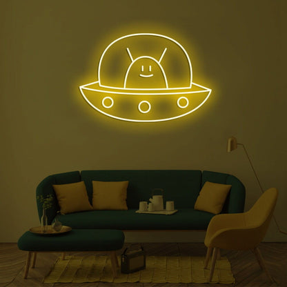 Alien Spaceship Led Neon Sign | Shineneon