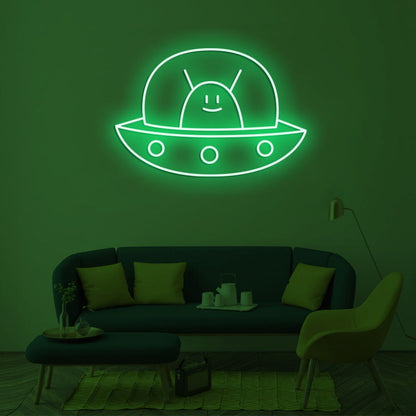 Alien Spaceship Led Neon Sign | Shineneon