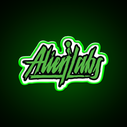 Alienlabs Hemp Inspired Green Leaf Led Neon Sign Rgb Color - LED neon sign view 8