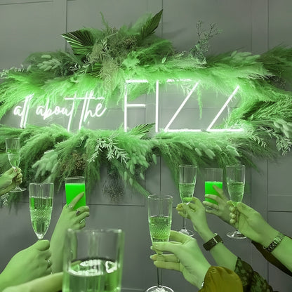 All About The Fizz Add Sparkle To Your Space With Neon Glow | Shineneon