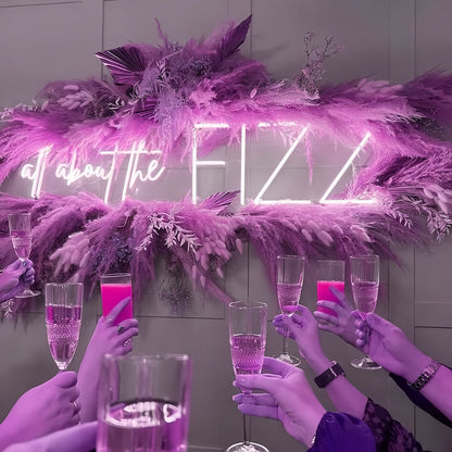 All About The Fizz Add Sparkle To Your Space With Neon Glow | Shineneon