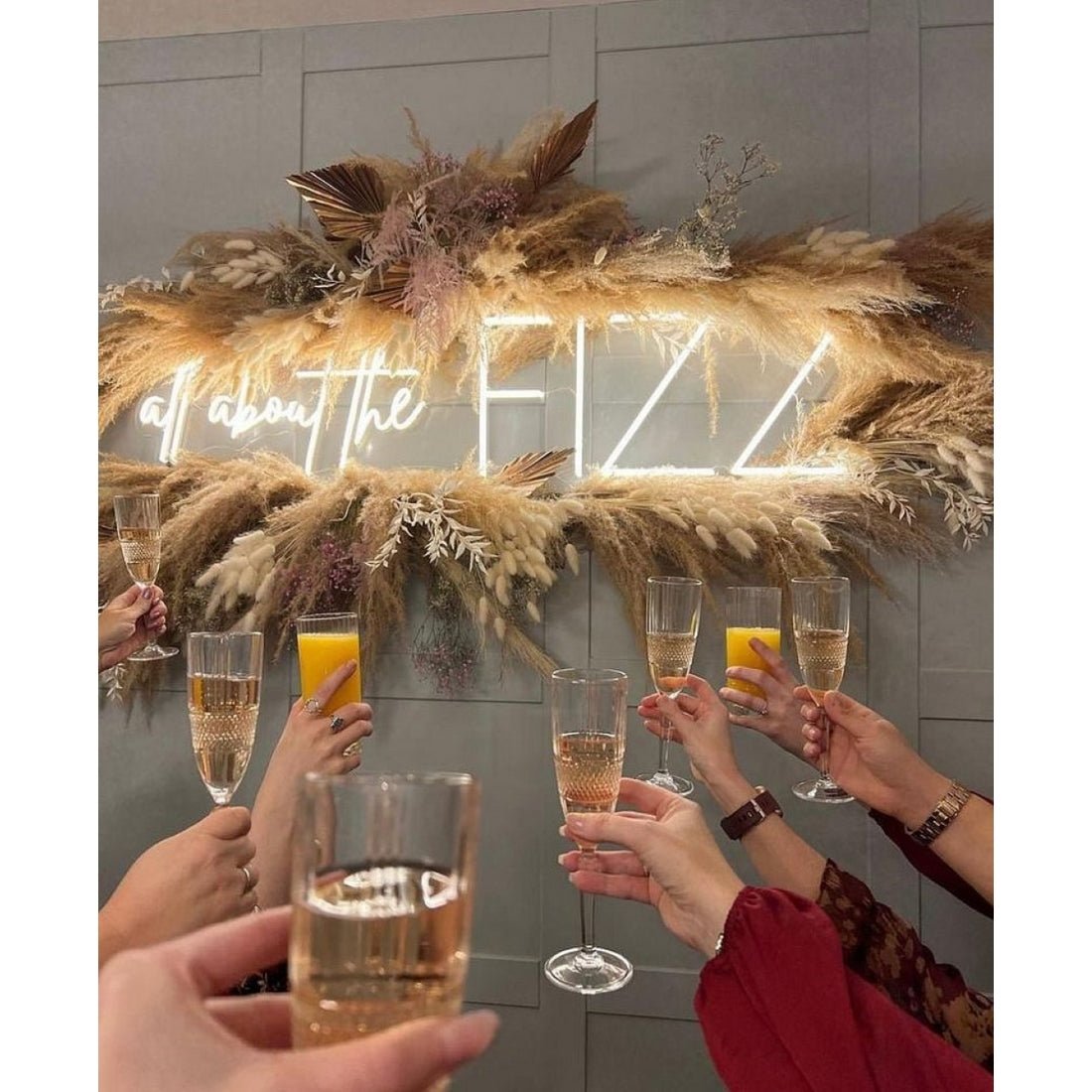All About The Fizz Led Sign Business Neon Sign - Shineneon