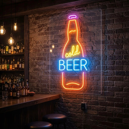 All Beer Business LED Neon Sign - 03 Real Lifestyle Scene
