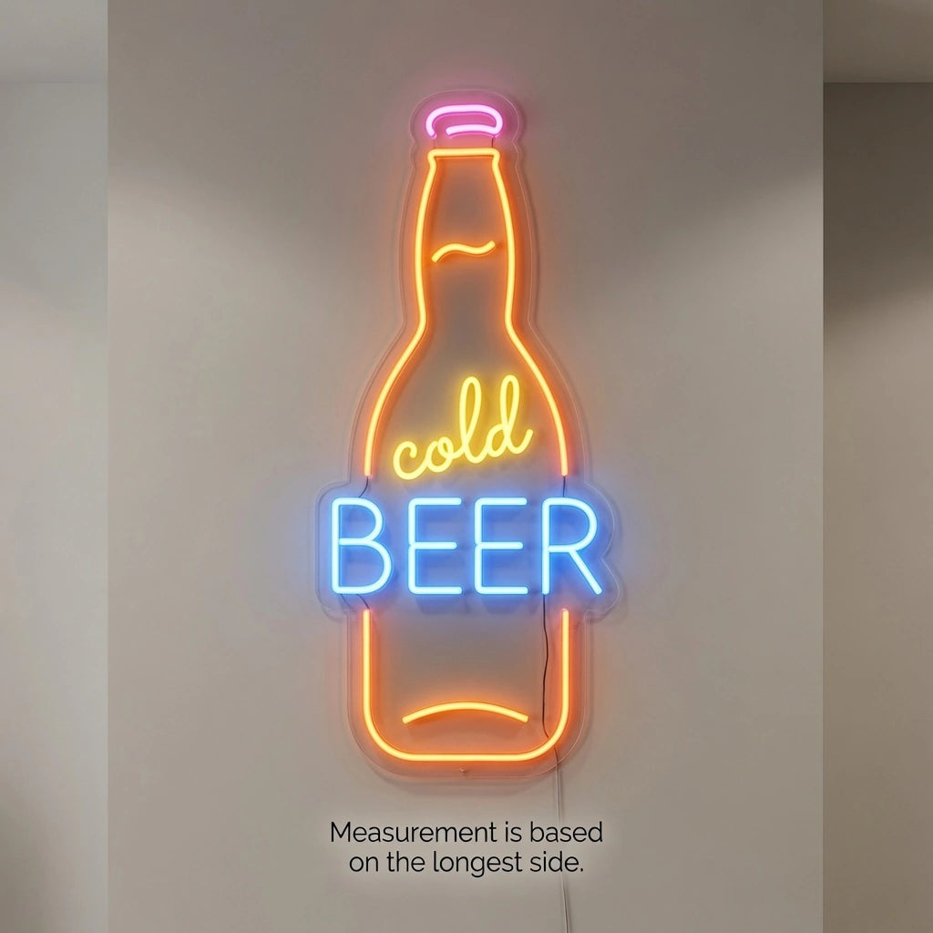 All Beer Business LED Neon Sign - 04 Size Image