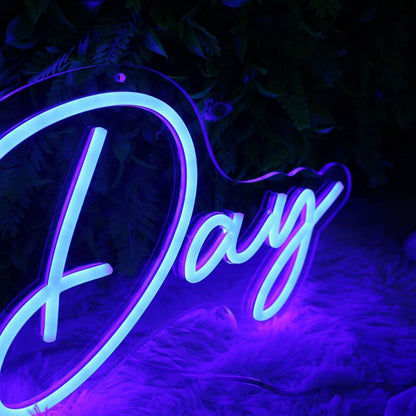 All Day Blue Led Neon Sign | Shineneon