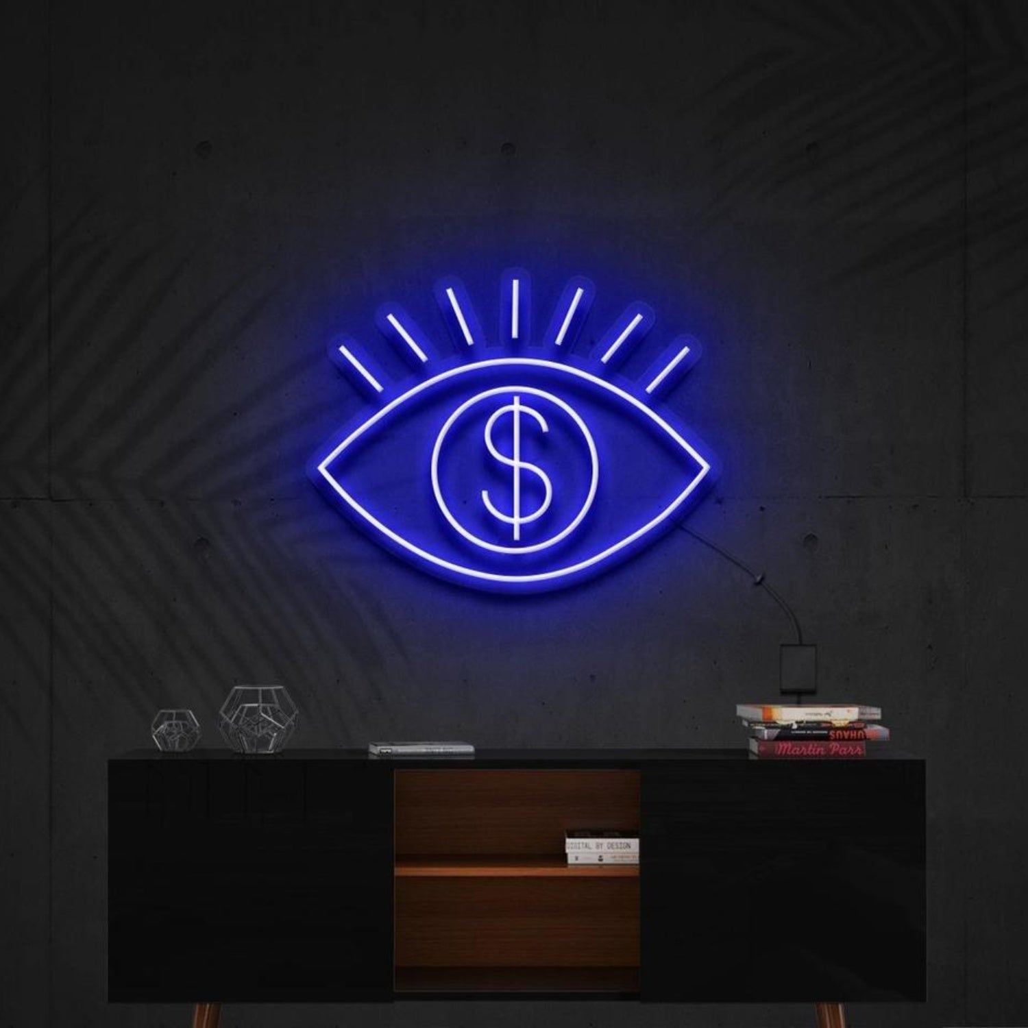 All Eye See Is Money Led Neon Sign For Modern Home Office Financial Decor | Shineneon