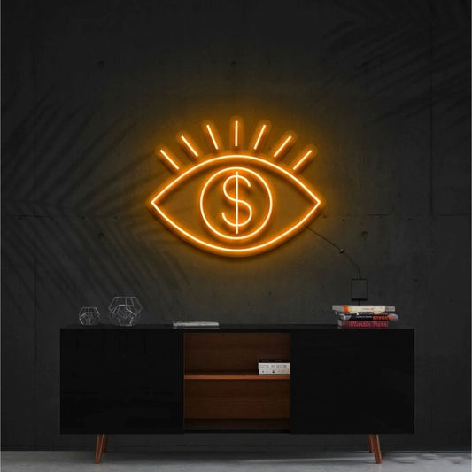 All Eye See Is Money Led Sign Business Neon Sign