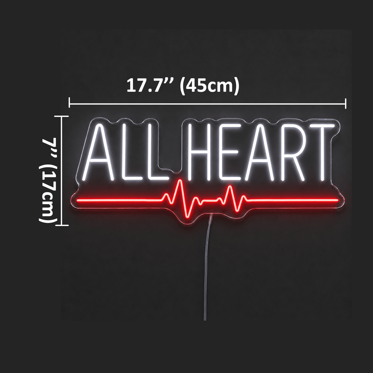 ALL HEART Custom LED Neon Sign - Shineneon