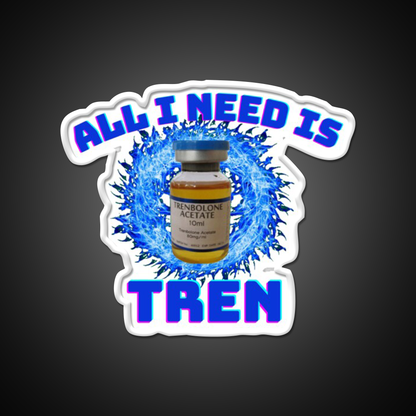 All I Need Is Trenbolone Gym Fitness Led Neon Sign Rgb Color