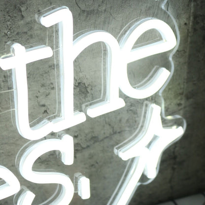 All In The Eyes White Led Neon Sign - Shineneon