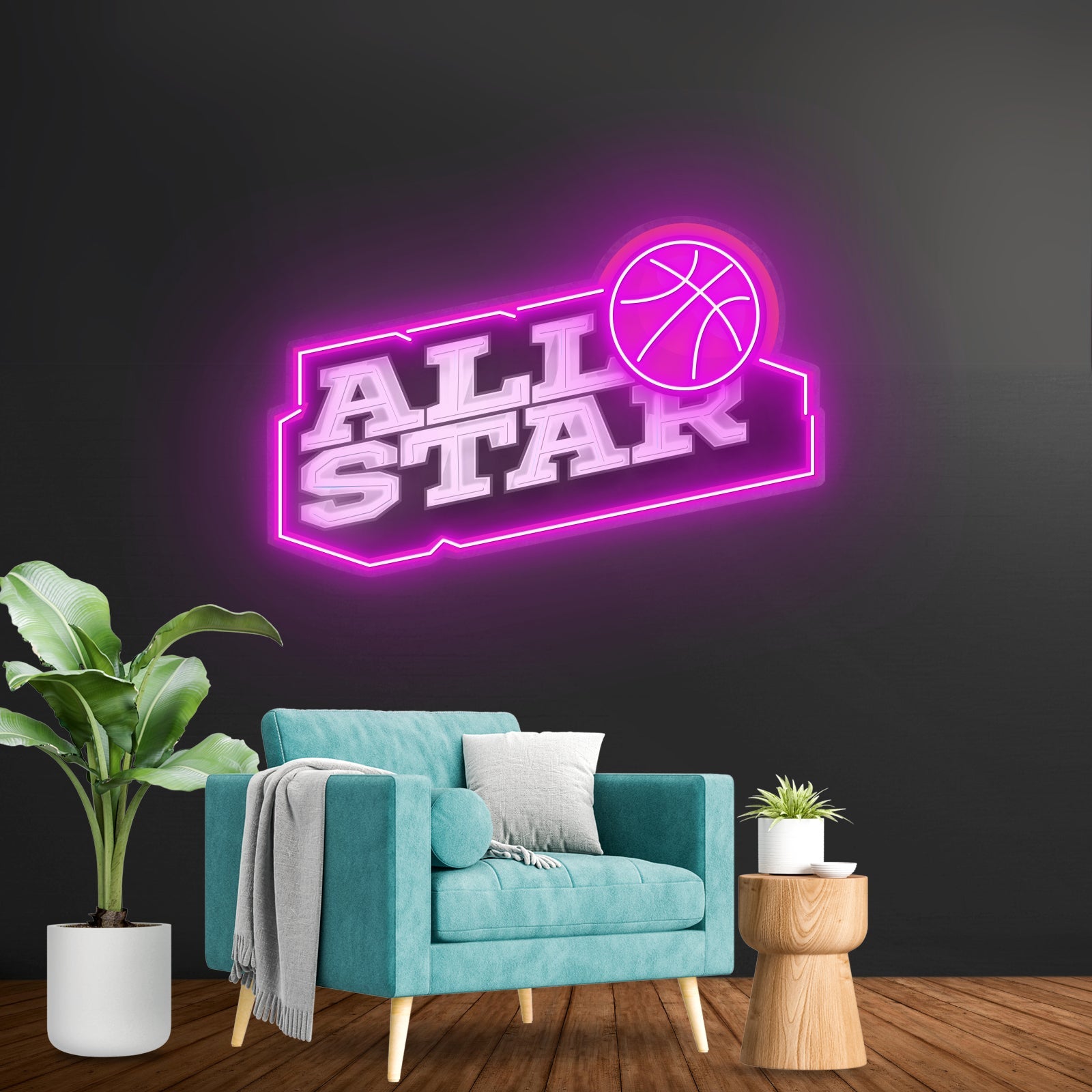 All Star League Led Neon Sign Light Custom Led Signs - Shineneon