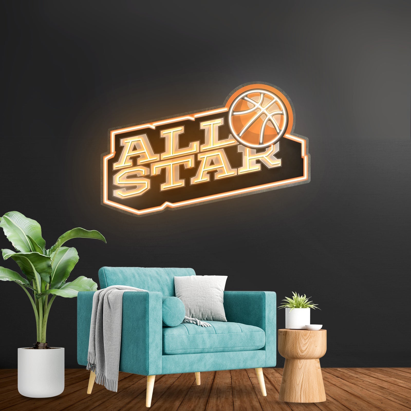All Star League Led Neon Sign Light Custom Led Signs - Shineneon