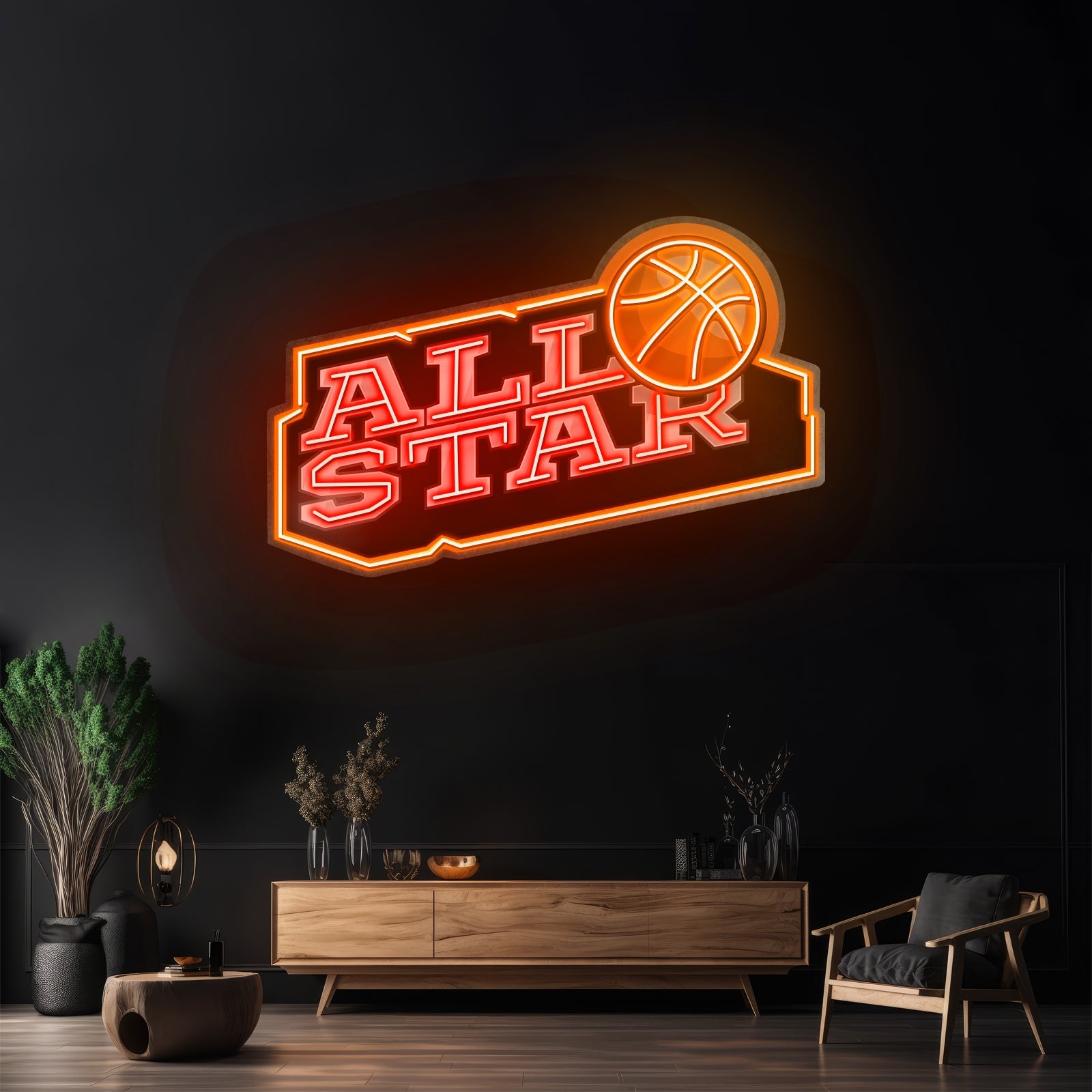 All Star League Led Neon Sign Light Custom Led Signs - Shineneon
