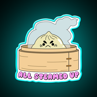 All Steamed Up Led Neon Sign Chinese Food Rgb Color