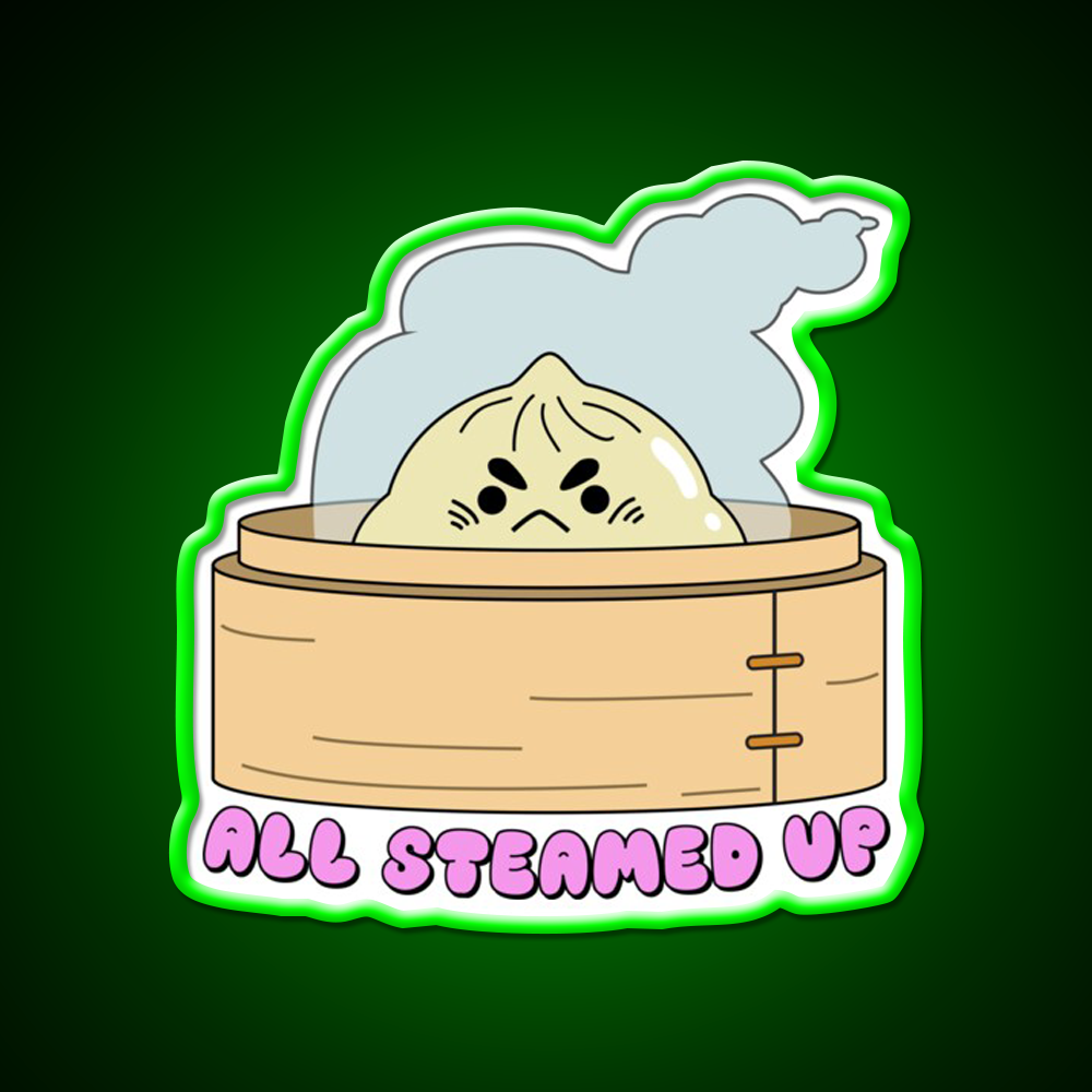 All Steamed Up Led Neon Sign Chinese Food Rgb Color