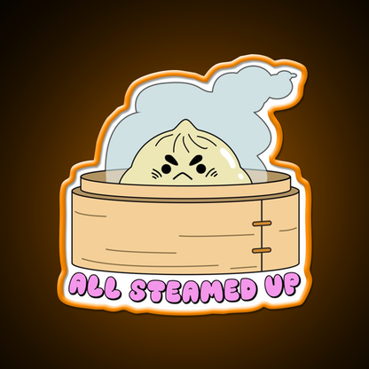 All Steamed Up Led Neon Sign Chinese Food Rgb Color