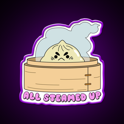 All Steamed Up Led Neon Sign Chinese Food Rgb Color