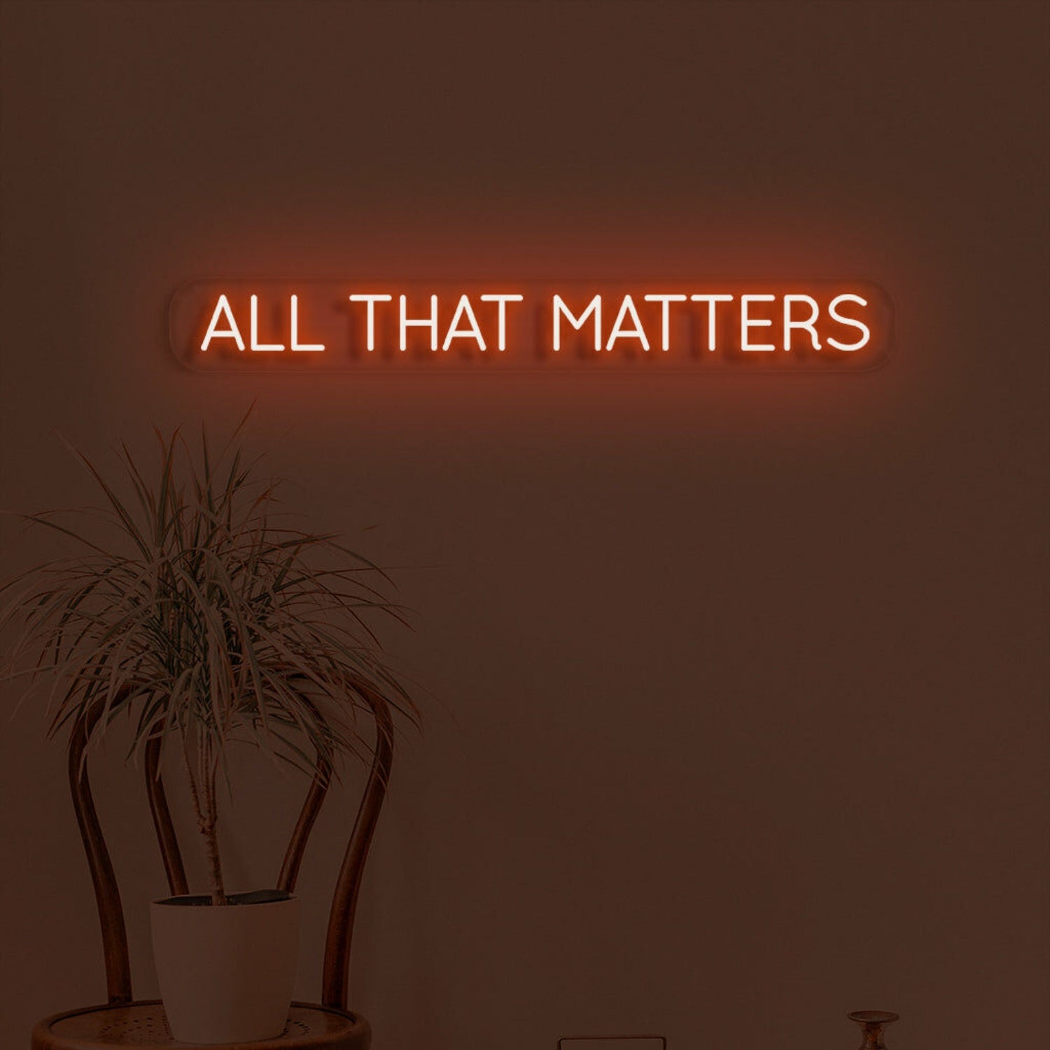 All That Matters Neon Reflecting On Whats Truly Important In Life | Shineneon