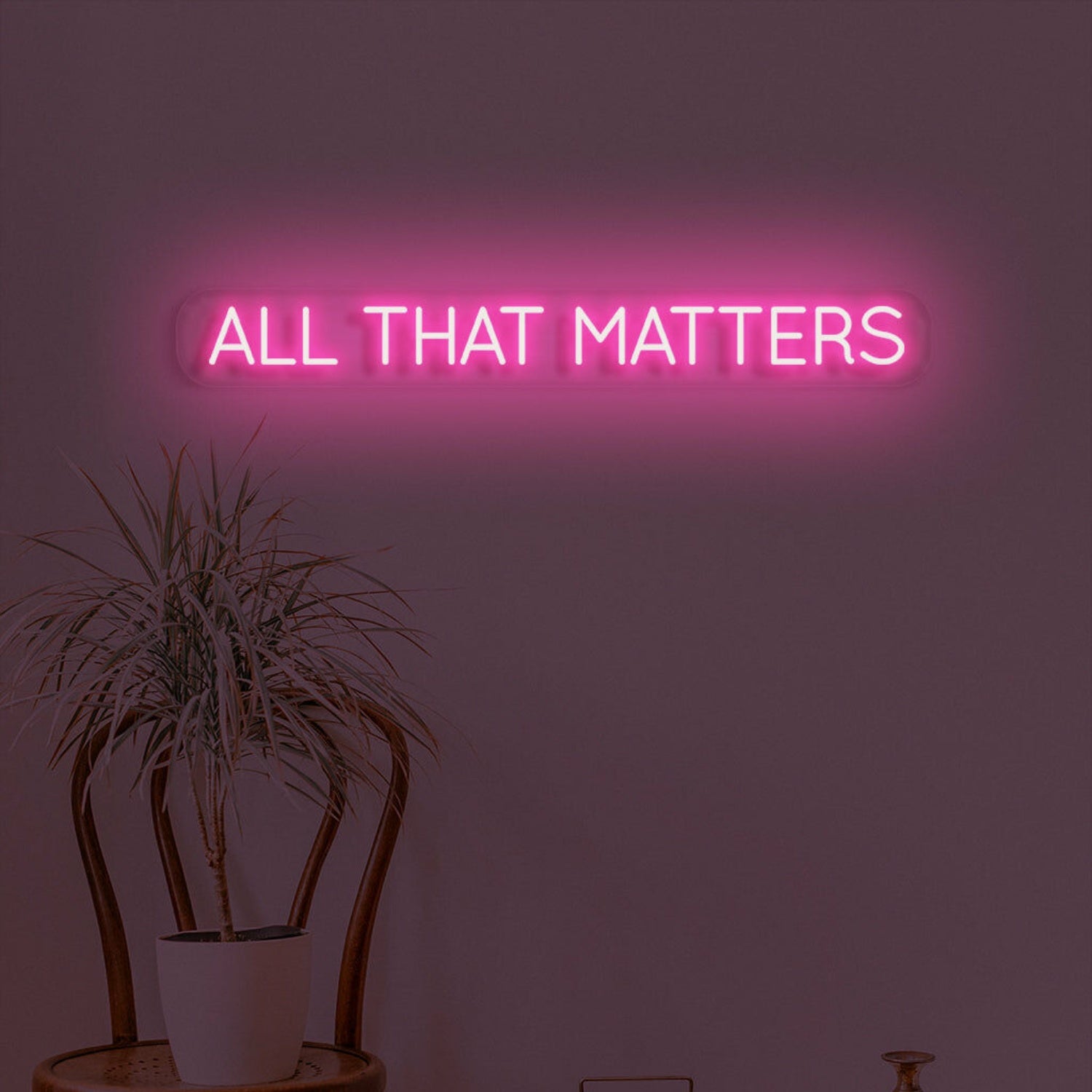 All That Matters Neon Reflecting On Whats Truly Important In Life | Shineneon