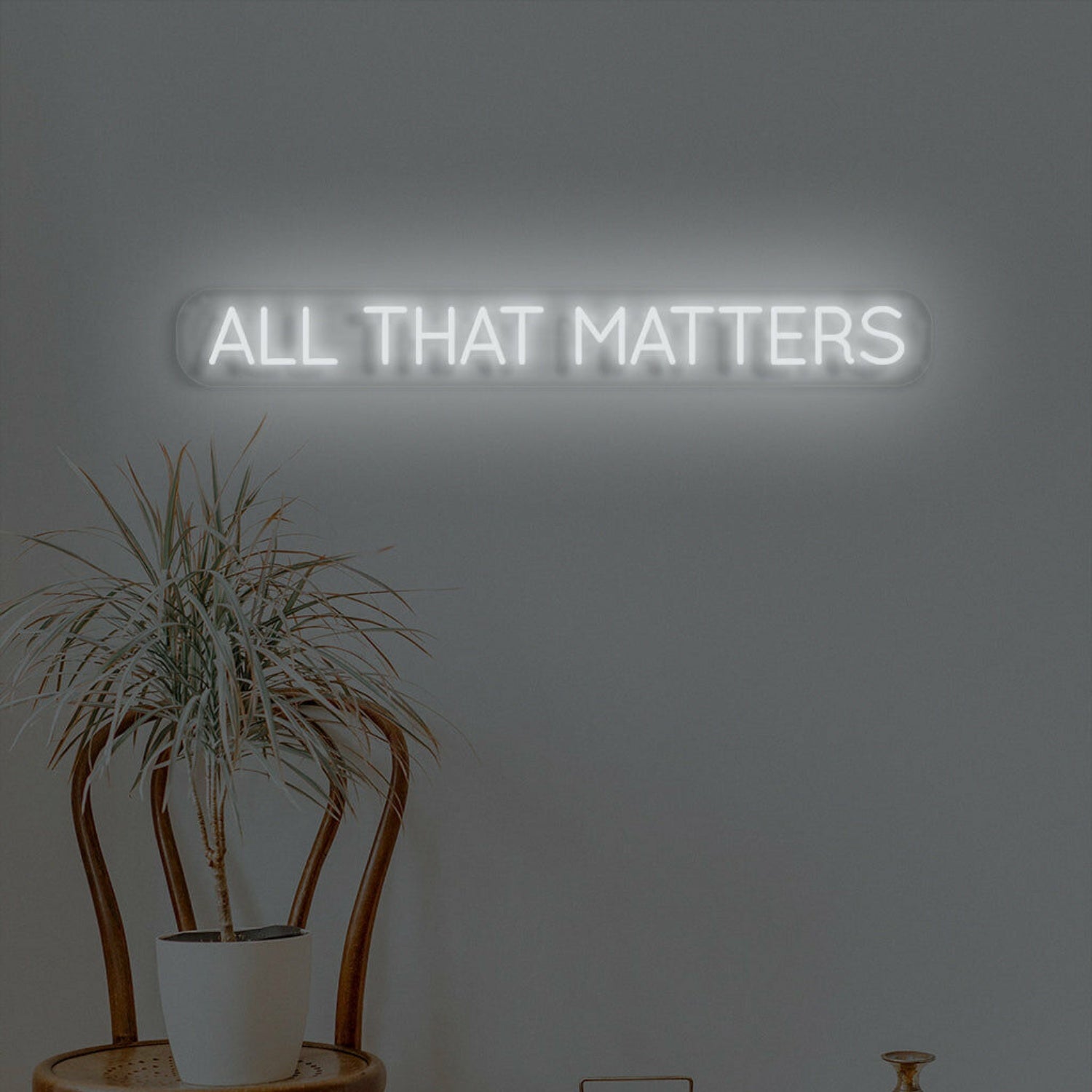 All That Matters Neon Reflecting On Whats Truly Important In Life | Shineneon
