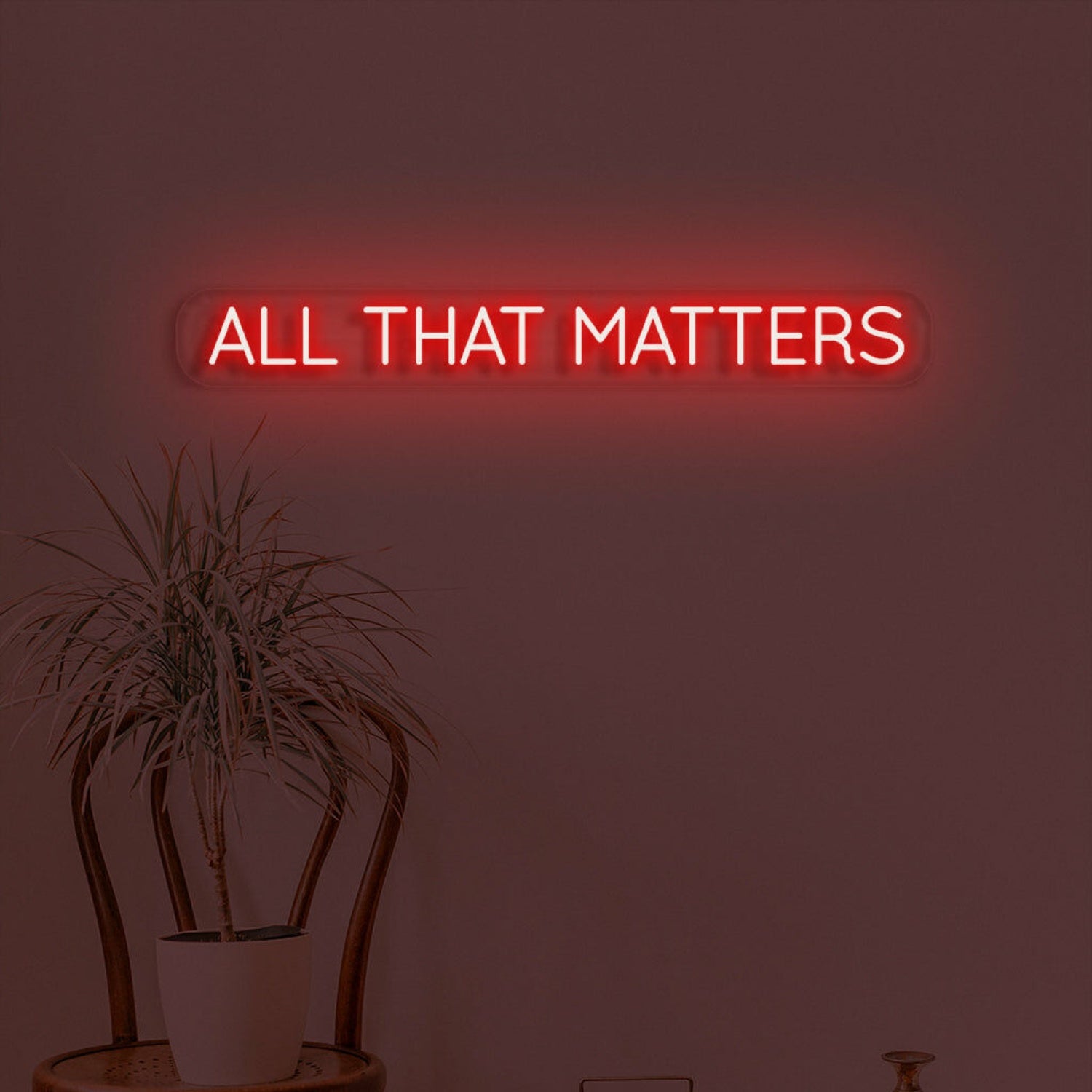All That Matters Neon Reflecting On Whats Truly Important In Life | Shineneon