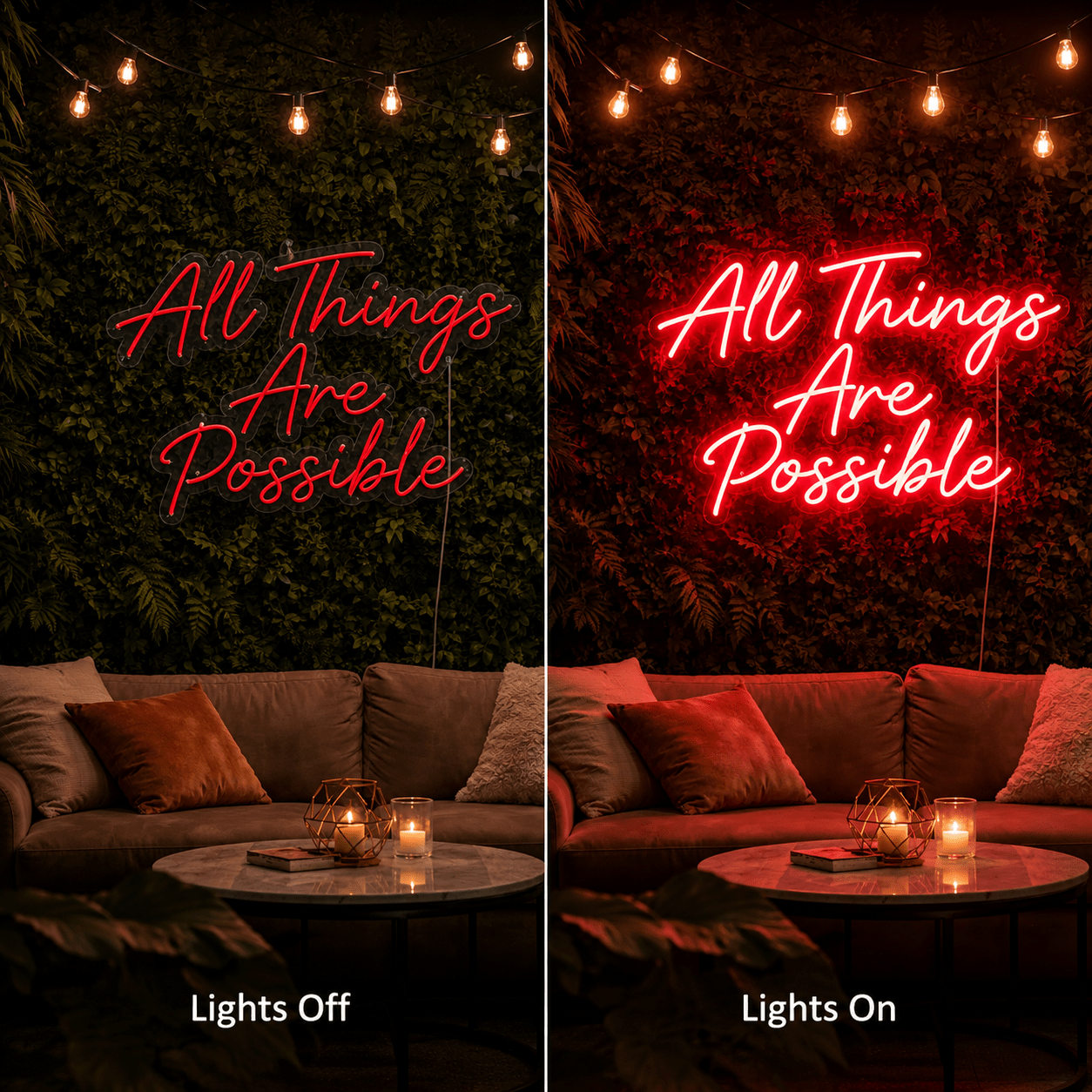 All Things Are Possible LED Neon Sign - Shineneon