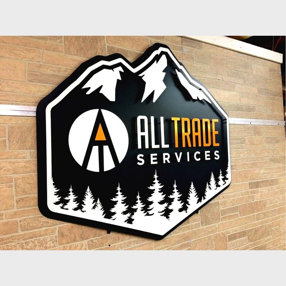 All Trade Service 3D Frontlit Channel Letters Led Light Sign