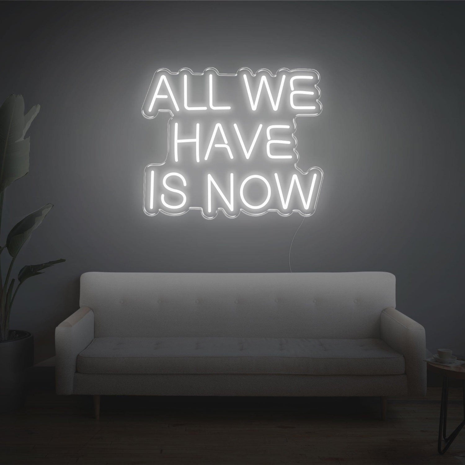 All We Have Is Now Bright Pink Led Neon Sign For Indoor Wall Art | Shineneon