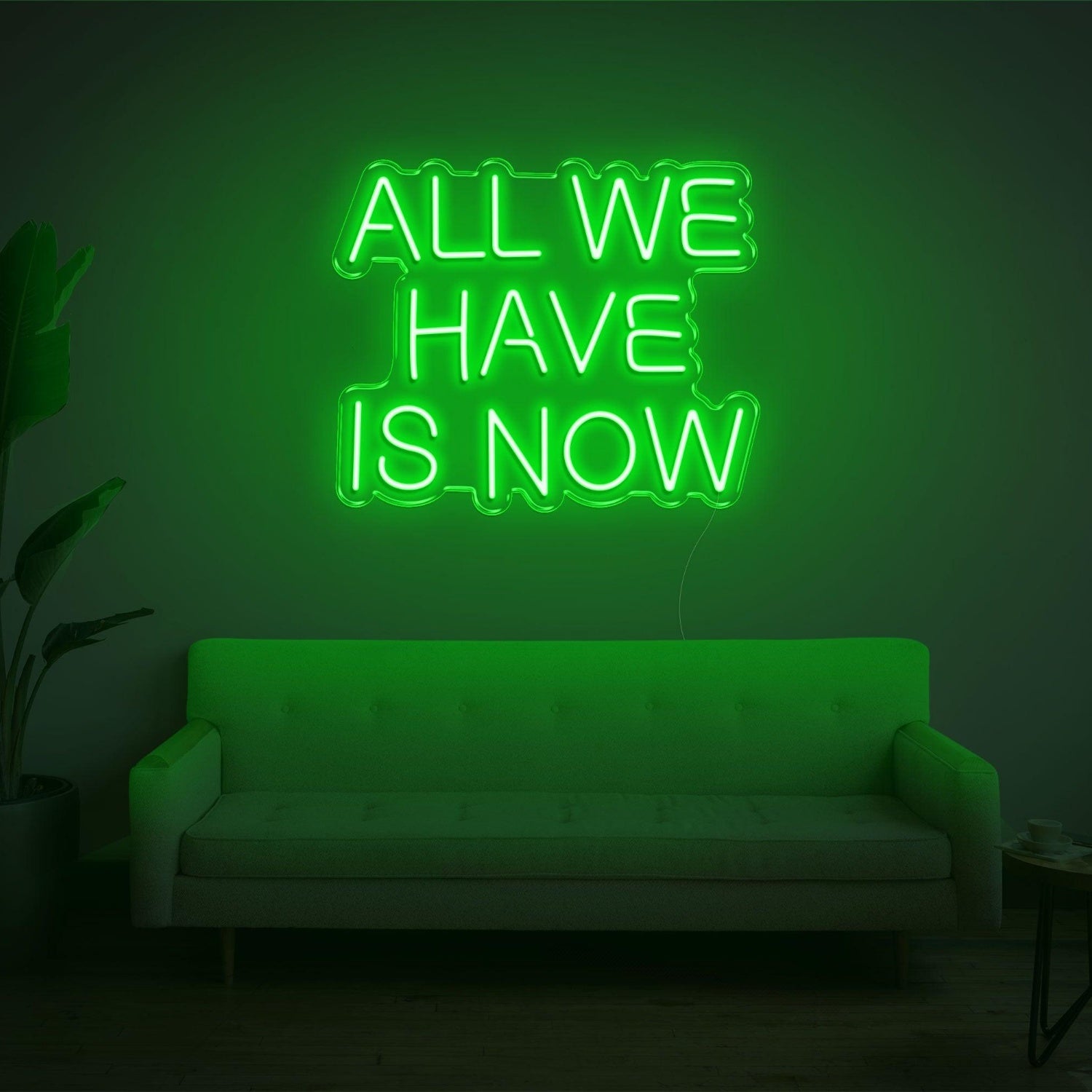 All We Have Is Now Bright Pink Led Neon Sign For Indoor Wall Art | Shineneon