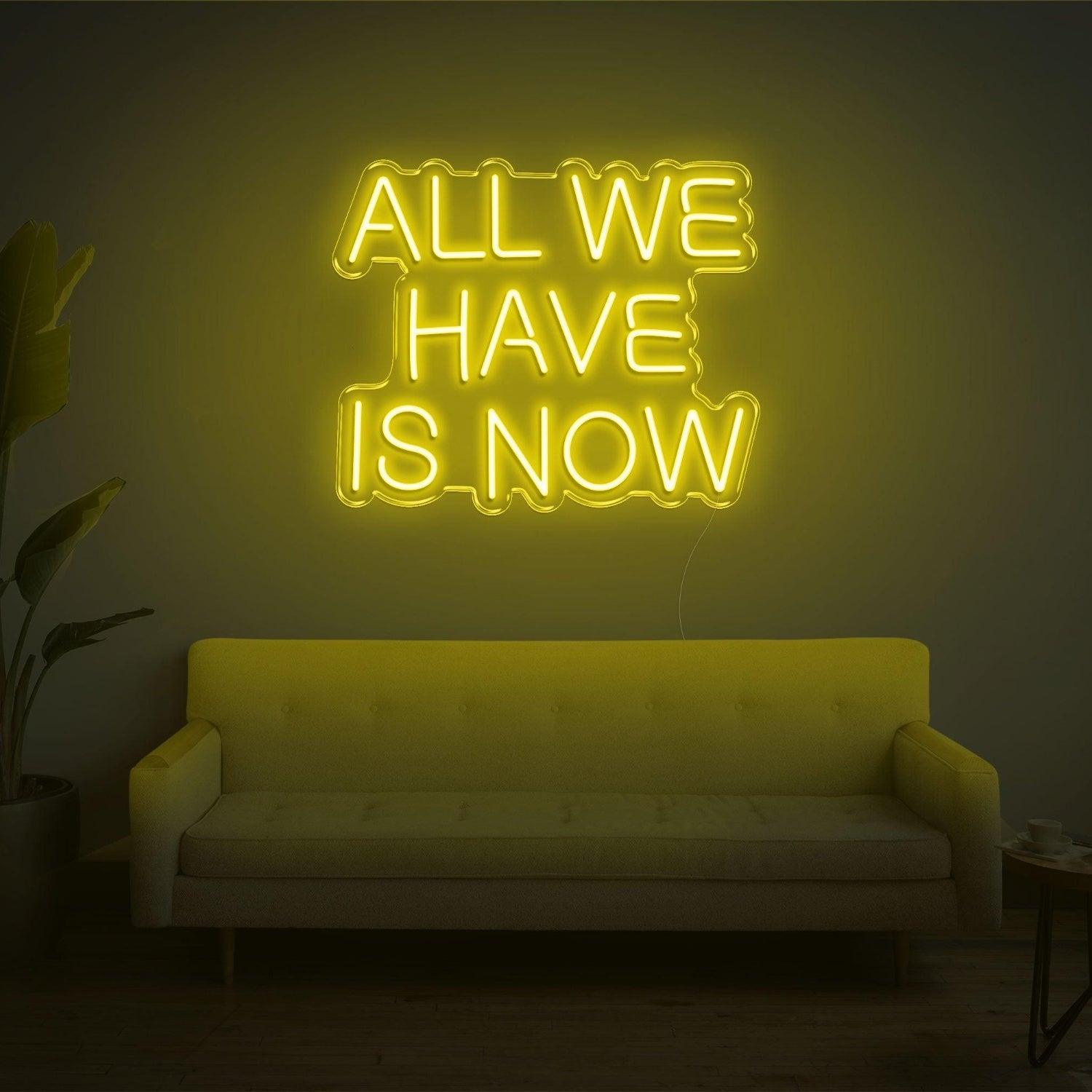 All We Have Is Now Bright Pink Led Neon Sign For Indoor Wall Art | Shineneon